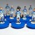 Subbuteo Andrew Table Soccer Greece European Cup Winners 2004 on classic Hasbro bases